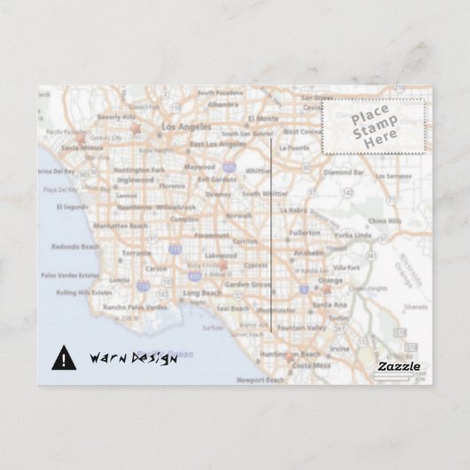 Snelweg 101 briefkaart (Achterkant)