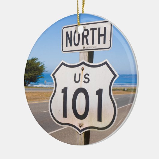 Snelweg 101 noord keramisch ornament (Links)