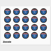 Snelweg 11 ronde sticker (Vel)