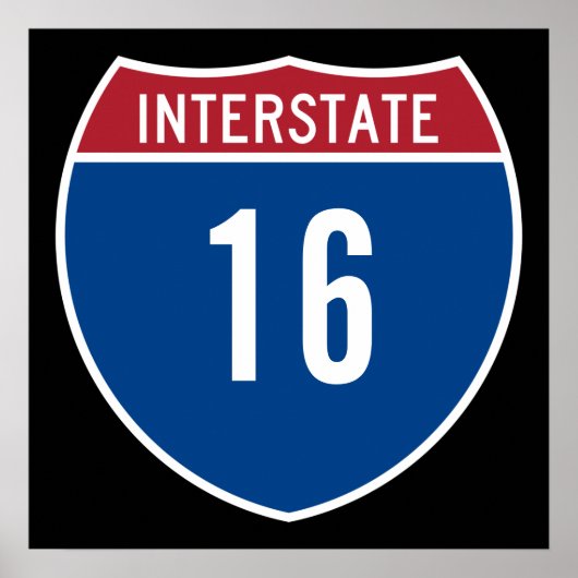 Snelweg 16 poster (Voorkant)
