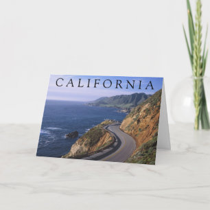 Snelweg 1   Carmel Californië   Dank U Bedankkaart