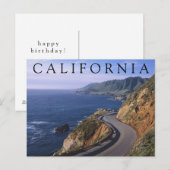 Snelweg 1 | Carmel Californië | Gefeliciteerd Briefkaart (Voorkant / Achterkant)