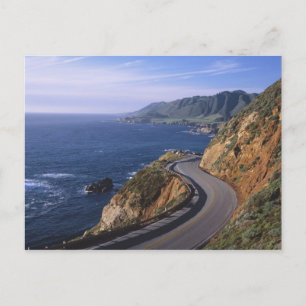 Snelweg 1 langs de Californische kust bij Briefkaart