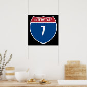 Snelweg 7 poster (Keuken)