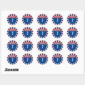 Snelweg 7 ronde sticker (Vel)