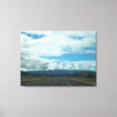 Snelweg 97 Ontmoet Mount Shasta Canvas Afdruk (Voorkant)