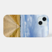 Snelweg Boadilla del Camino - Itero de la Vega iPhone 15 Case (Achterkant horizontaal)