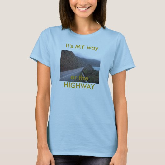 snelweg, het is mijn weg of de HIGHWAY T-shirt (Voorkant)