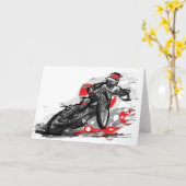 Snelweg met flatbaanmotor racer kaart (Gele Bloem)