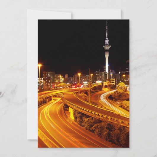 Snelweg naar Auckland Bedankkaart (Voorkant)