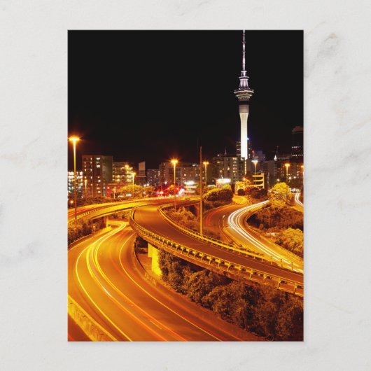 Snelweg naar Auckland Briefkaart (Voorkant)