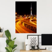 Snelweg naar Auckland Poster (Thuiskantoor)