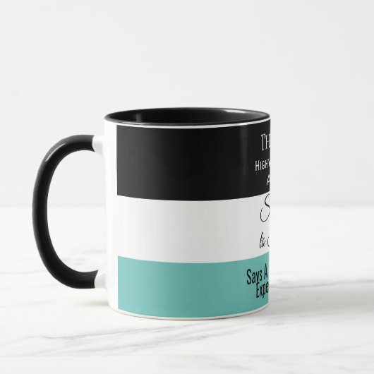 Snelweg naar de hel/trap naar de hemel mok (Links)