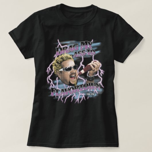 SNELWEG NAAR FLAVORTOWN T-SHIRT (Design voorkant)