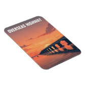Snelweg naar Key West Florida Reizen Magneet (Rechterzijde)