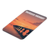Snelweg naar Key West Florida Reizen Magneet (Linkerzijde)