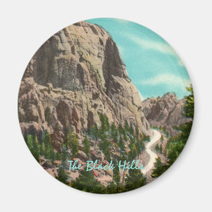 Snelweg naar Mount Rushmore Magnet