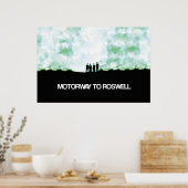 Snelweg naar Roswell-Poster Poster (Keuken)