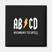 Snelweg naar spelling potlood leraar AMP; Student  Magneet (Voorkant)