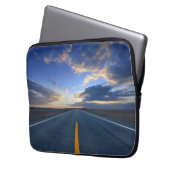 Snelweg op zondag laptop sleeve (Voorkant Links)