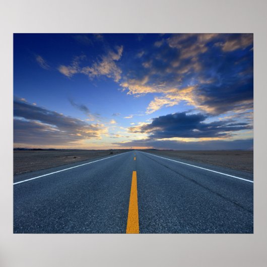 Snelweg op zondag poster (Voorkant)