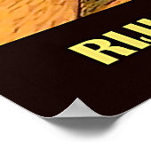 Snelweg rijkswegen, Duitsland. Poster (Hoek)