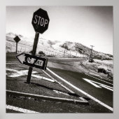 Snelweg verlaten poster (Voorkant)