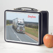 Snelweg Weg Semi Vrachtwagen (In situ)