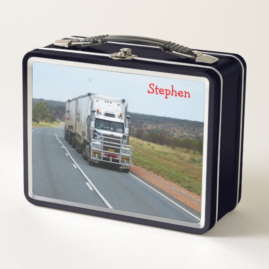 Snelweg Weg Semi Vrachtwagen (Voorkant)