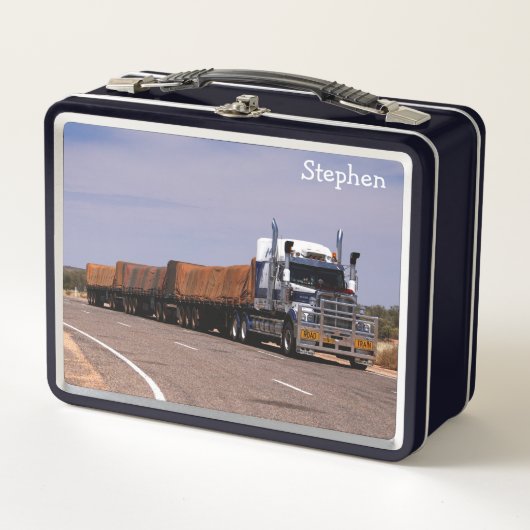 Snelweg Weg Trein Semi Truck (Voorkant)