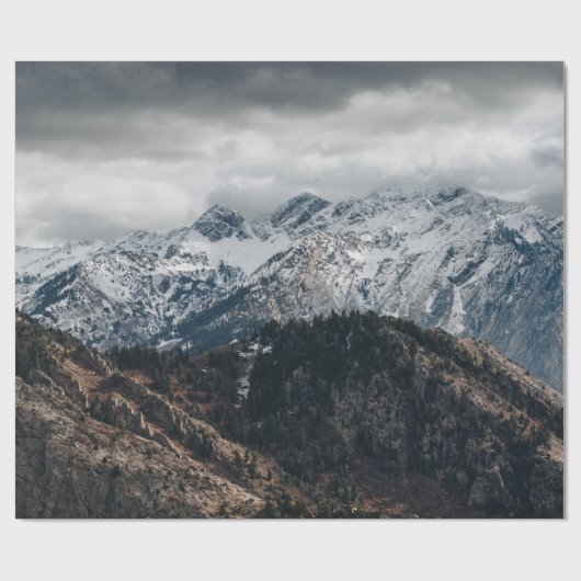 SNEMOUNTAIN RANGE WALLPAPIER CADEAUPAPIER (Vlak)