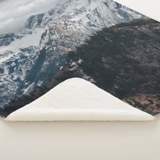 SNEMOUNTAIN RANGE WALLPAPIER SHERPA DEKEN (3/4)