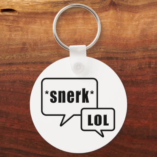 Snerk LOL-ontwerp Sleutelhanger (Voorkant)