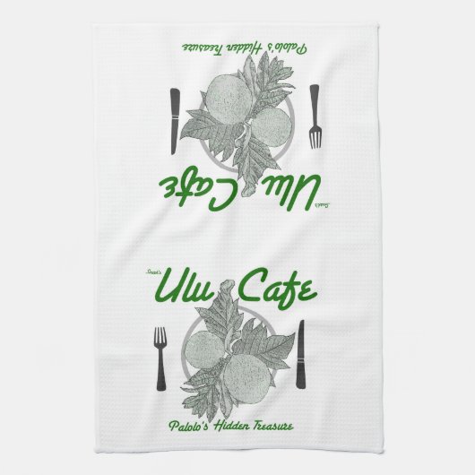 Snerk's Ulu Cafe Kitchen Towel Theedoek (Verticaal)