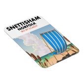 Snettisham Norfolk strandposter Magneet (Rechterzijde)
