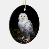 Sneusuil voor de winter keramisch ornament (Rechts)