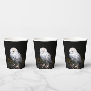 Sneusuil voor de winter papieren bekers