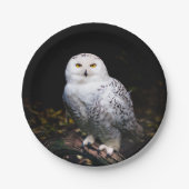 Sneusuil voor de winter papieren bordje (Voorkant)