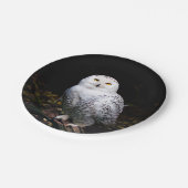 Sneusuil voor de winter papieren bordje (Gekanteld)