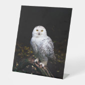 Sneusuil voor de winter reclamebord met voetstuk (Voorkant)