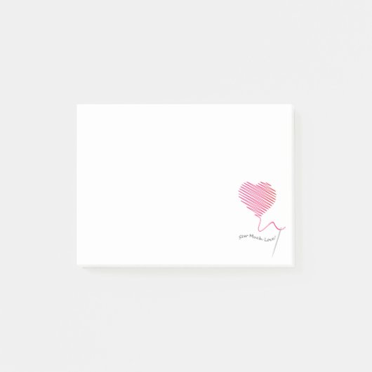 Snew Much Love Post-it® Notes (Voorkant)