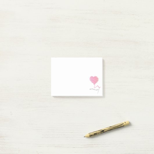 Snew Much Love Post-it® Notes (Op bureau)