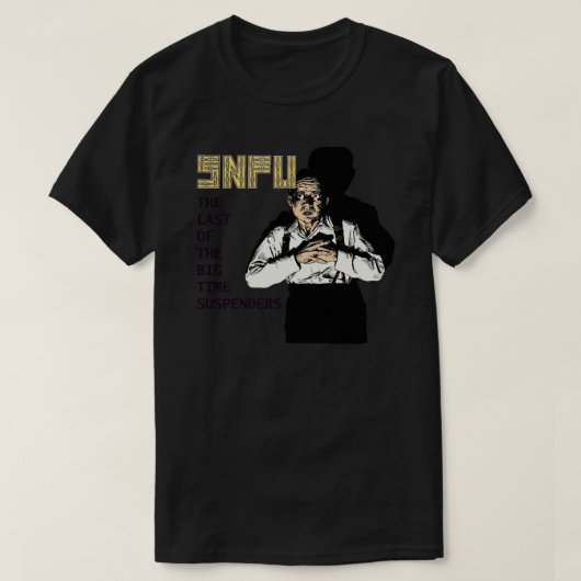 SNFU de laatste keer van de grote - tijdonderbreke T-shirt (Design voorkant)