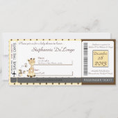 Snicker Doodle Giraffe Baby shower Uitnodiging (Voorkant)