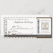 Snicker Doodle Giraffe Baby shower Uitnodiging (Voorkant / Achterkant)