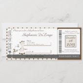 Snicker Doodle Giraffe Baby shower Uitnodiging (Voorkant)