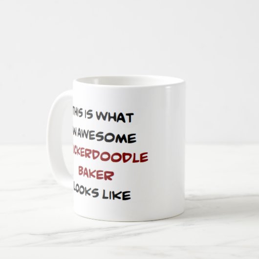 snickerdoedle bakker , geweldige koffiemok (Voorkant links)