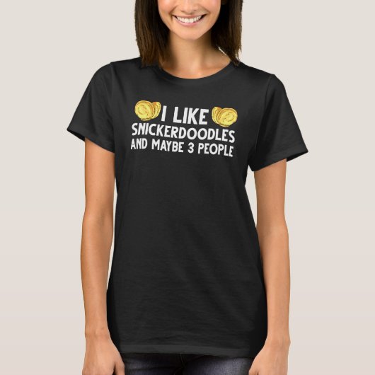 Snickerdoodle Cookie Dough Vegan Bar T-shirt (Voorkant)