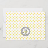 Snickerdoodle Giraffe Baby Shower Invitaties GG Kaart (Achterkant)