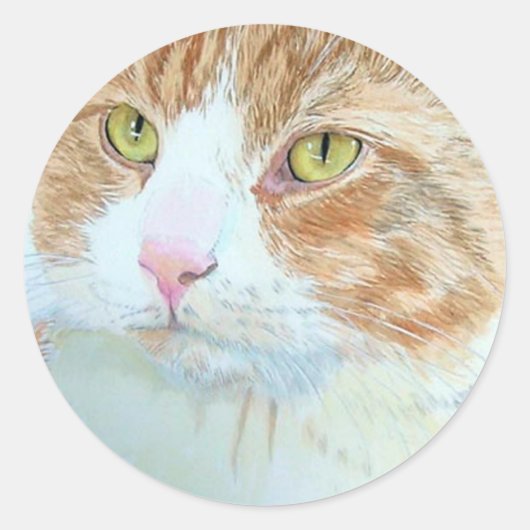 Snickers voor kat-ronde-stickers ronde sticker (Voorkant)